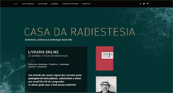 Desktop Screenshot of casadaradiestesia.com.br